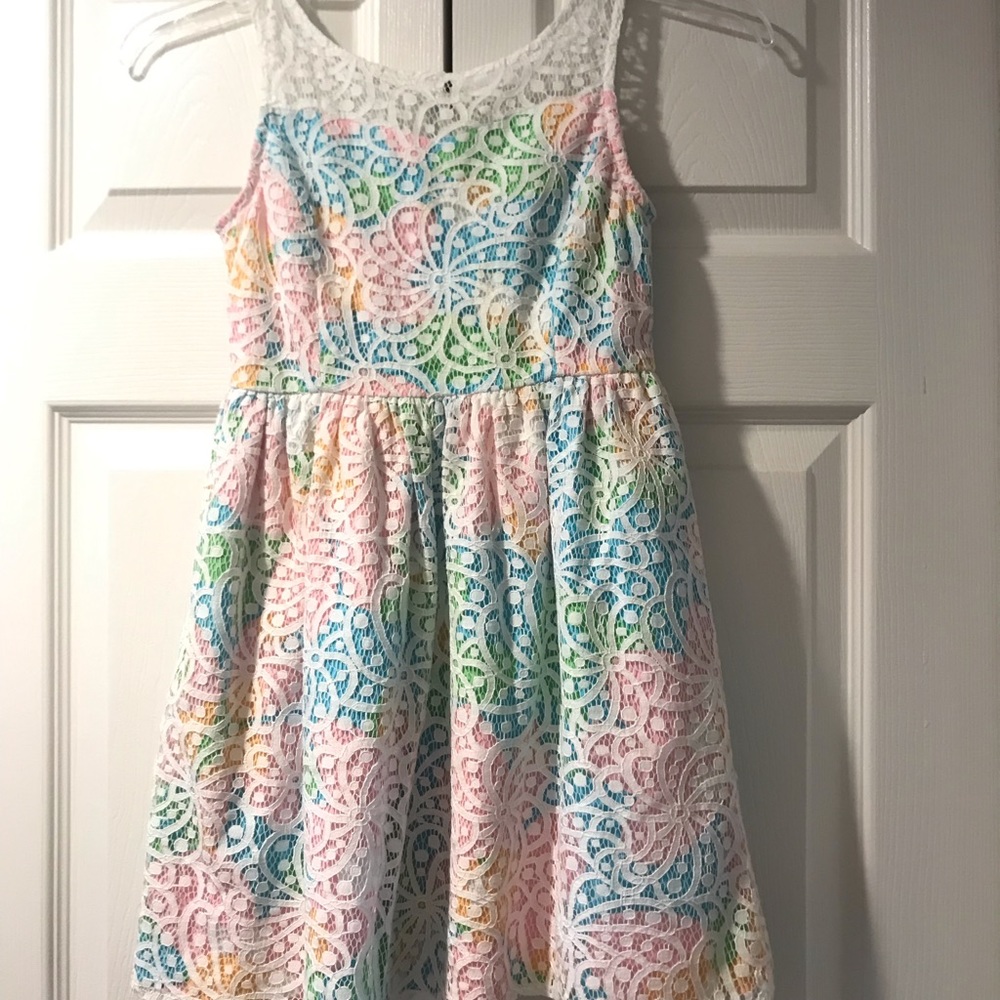 Lilly Pulitzer Girls Dress EUC worn 2x size 7